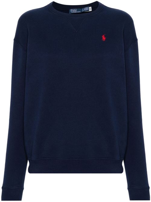 Felpa donna blu POLO RALPH LAUREN | 211943006002